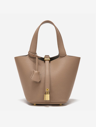Glaiza | Elegante Bucket Bag mit Goldverschluss