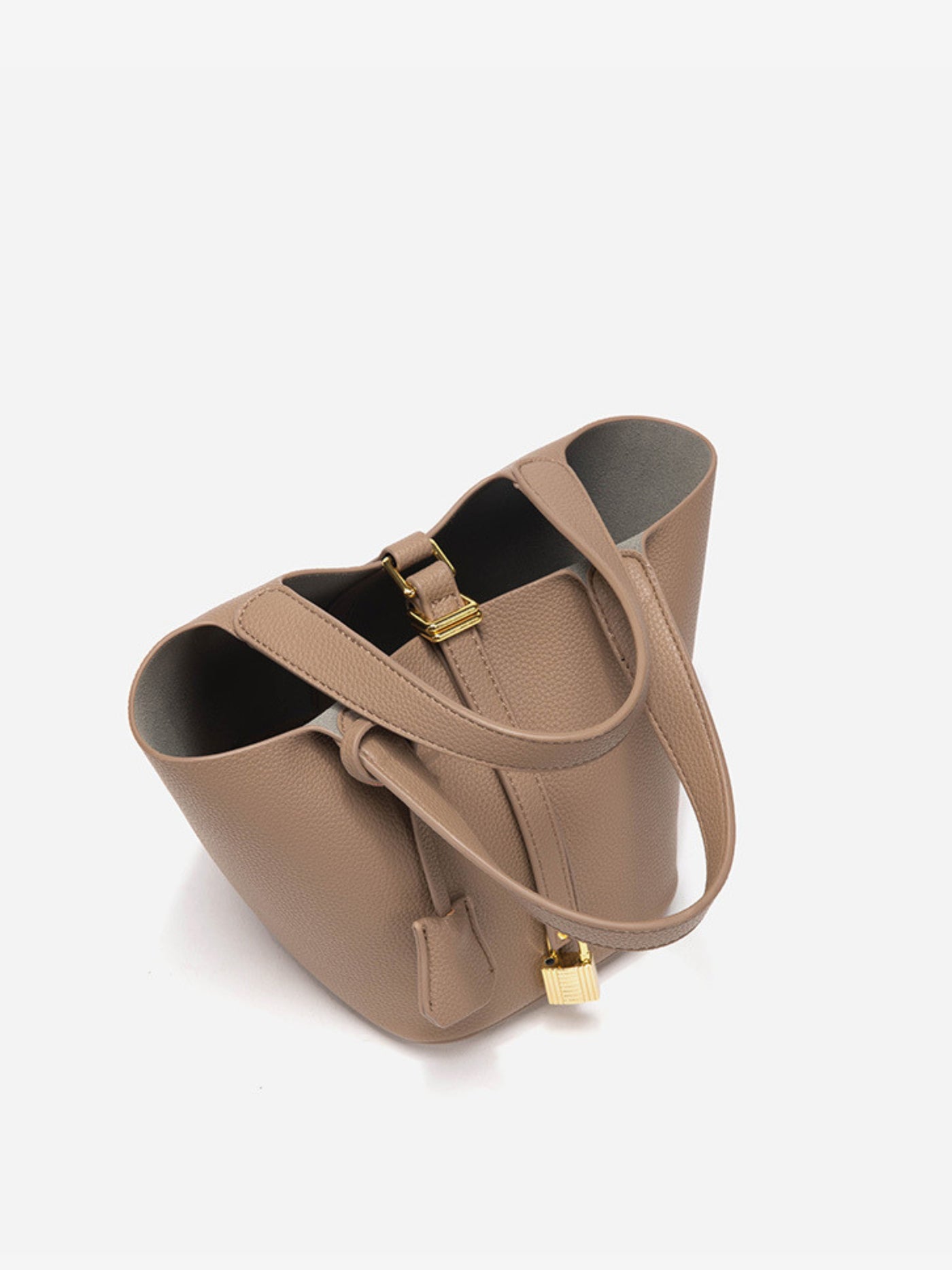 Glaiza | Elegante Bucket Bag mit Goldverschluss