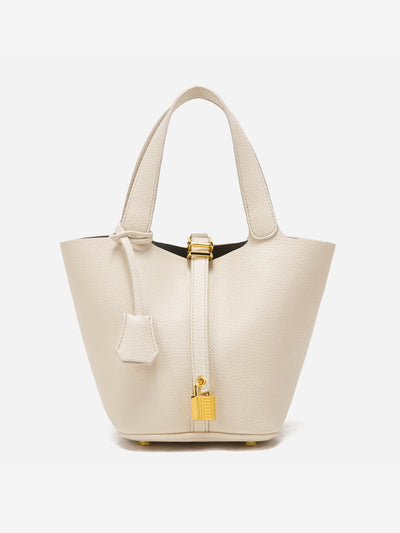 Glaiza | Elegante Bucket Bag mit Goldverschluss