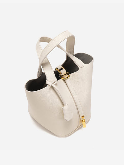 Glaiza | Elegante Bucket Bag mit Goldverschluss