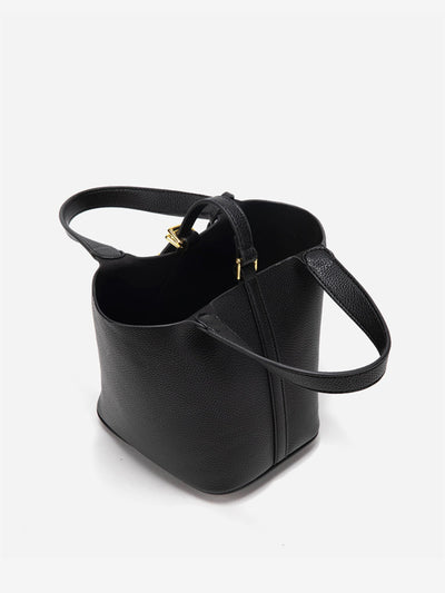 Glaiza | Elegante Bucket Bag mit Goldverschluss