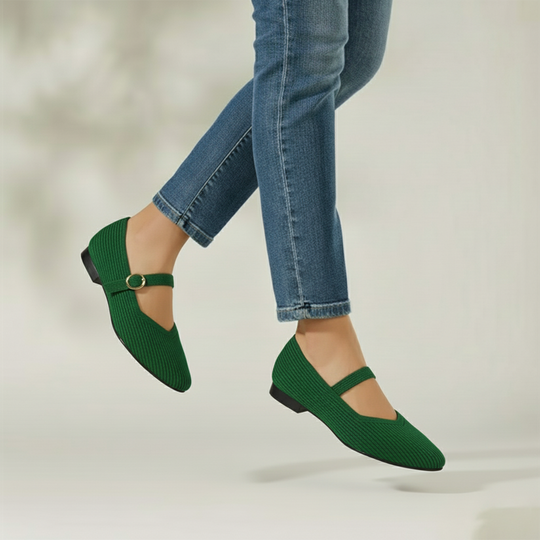 Mary-Jane | Flats mit runder Spitze