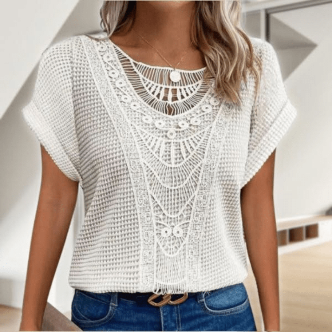 Liva | Elegante von Ibiza inspirierte Bluse