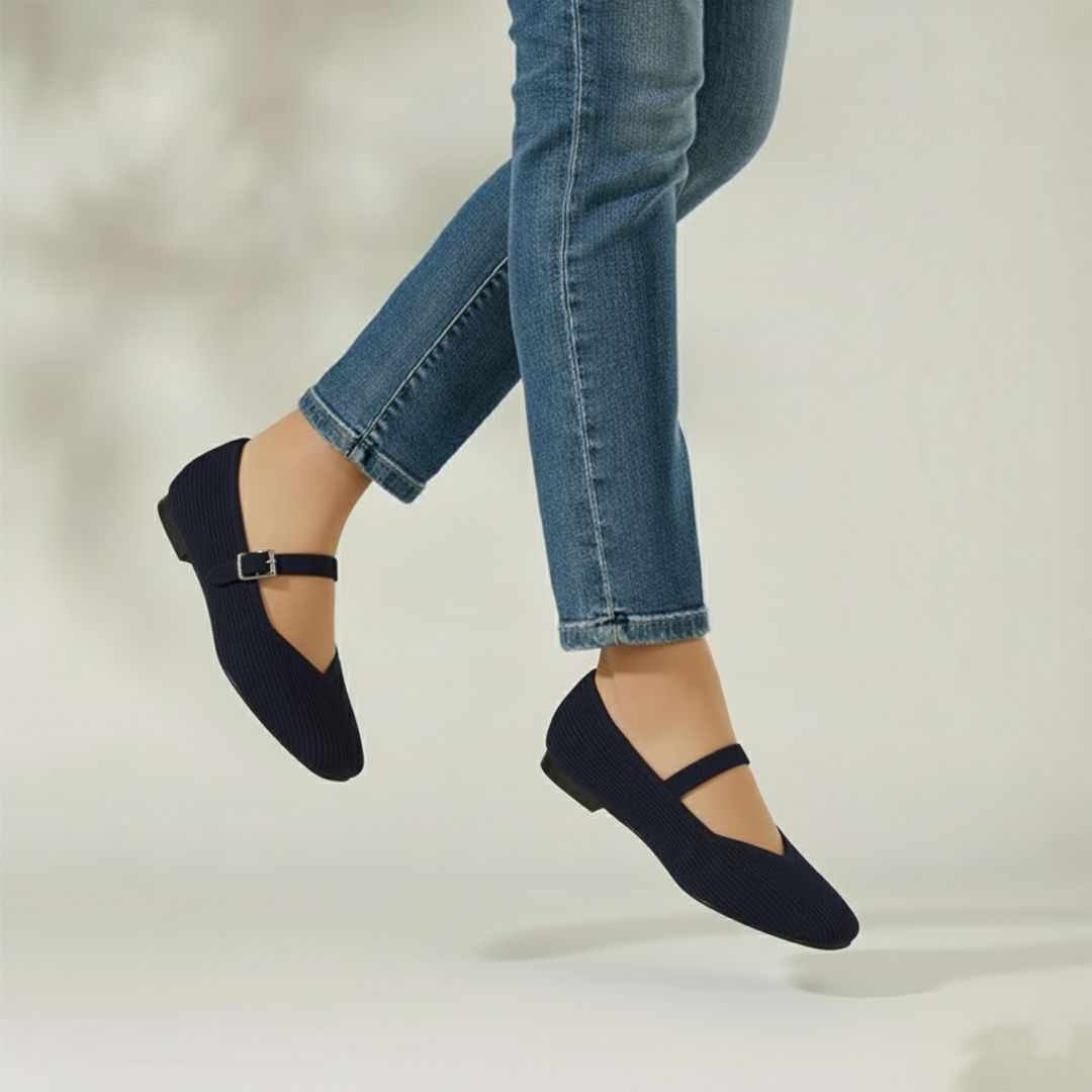 Mary-Jane | Flats mit runder Spitze