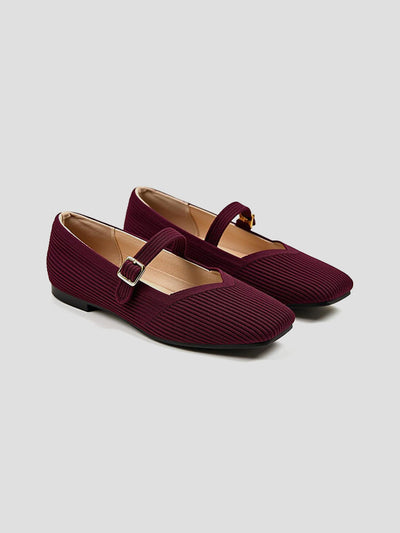 Mary-Jane | Flats mit runder Spitze