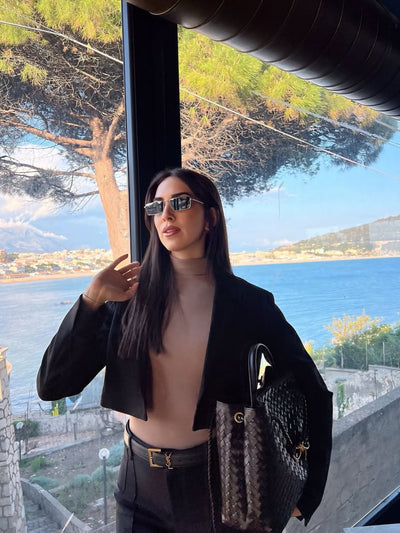 Vivienne | Klassische übergroße gewebte Tasche