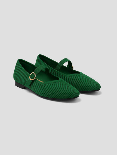 Mary-Jane | Flats mit runder Spitze