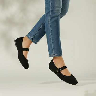 Mary-Jane | Flats mit runder Spitze