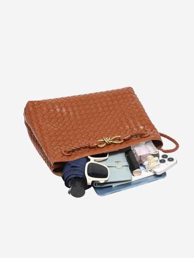 Vivienne | Klassische übergroße gewebte Tasche