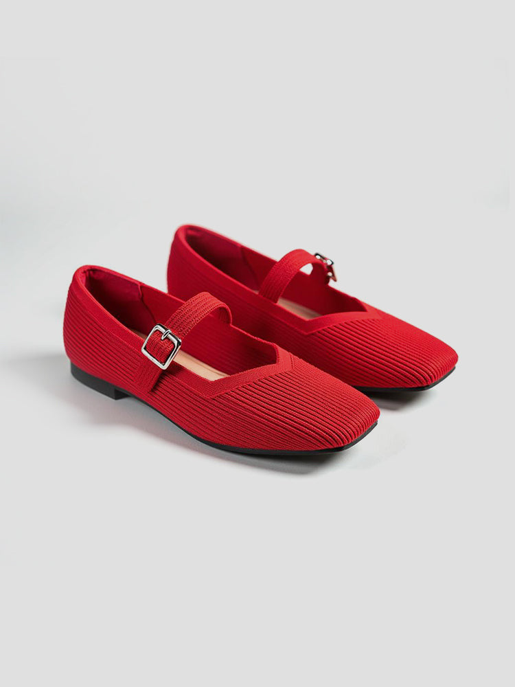 Mary-Jane | Flats mit runder Spitze