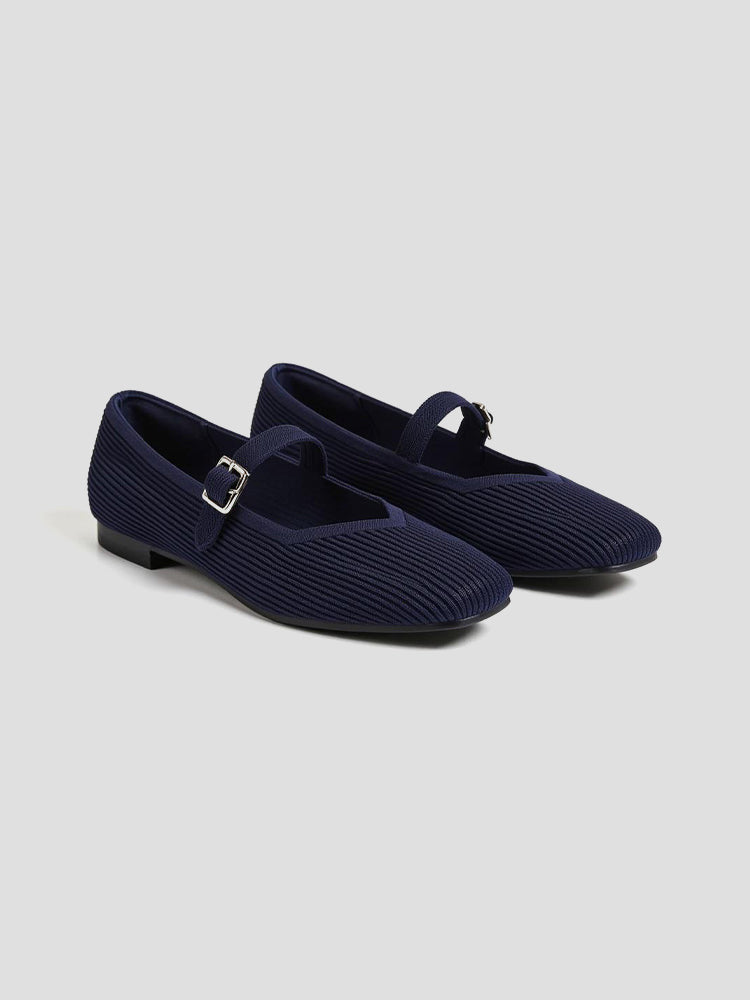 Mary-Jane | Flats mit runder Spitze