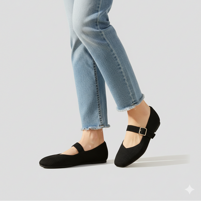 Mary-Jane | Flats mit runder Spitze
