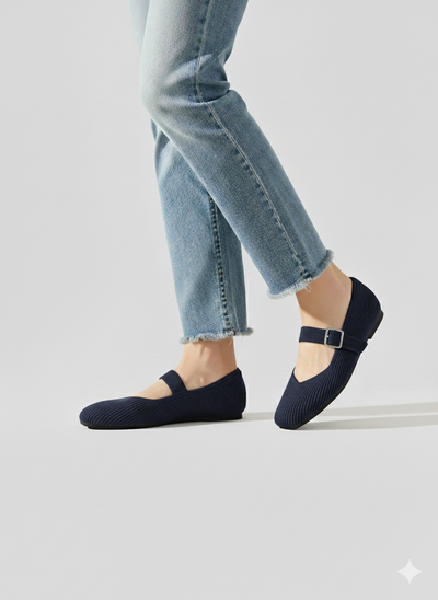 Mary-Jane | Flats mit runder Spitze