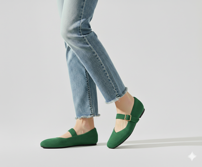 Mary-Jane | Flats mit runder Spitze