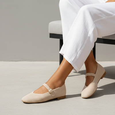 Mary-Jane | Flats mit runder Spitze