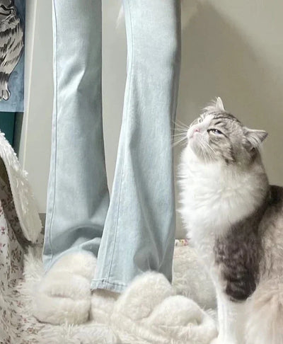 Aleria | Schmale, enge Hose mit hohem Bund und tiefem Ausschnitt