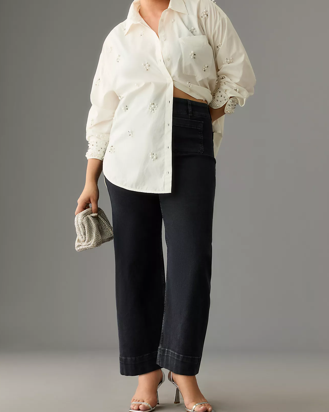 Kornelia | Hochtaillierte Schlagjeans