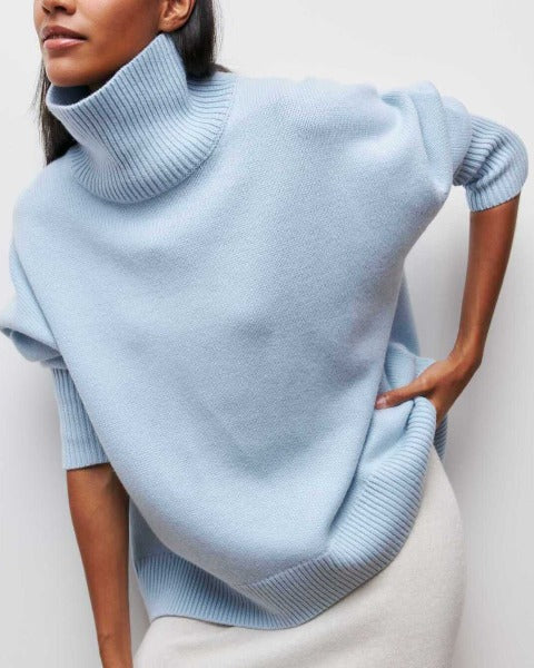 Avery | Pullover mit hohem Kragen