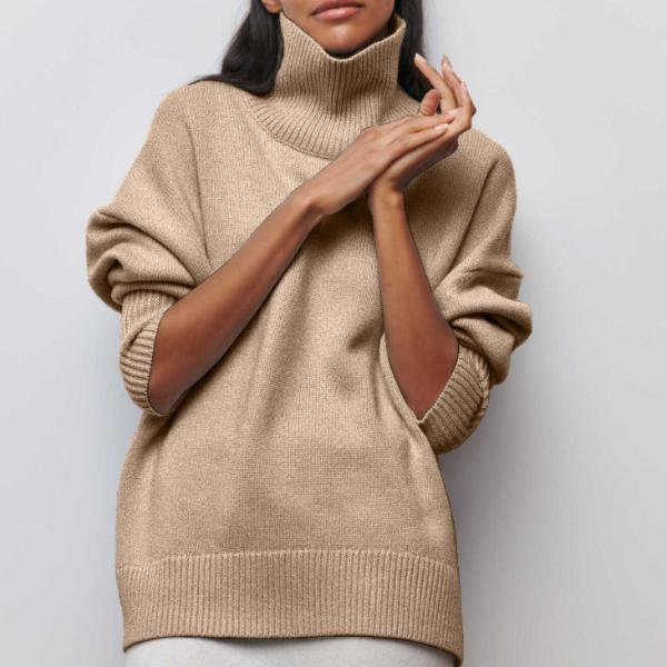Avery | Pullover mit hohem Kragen