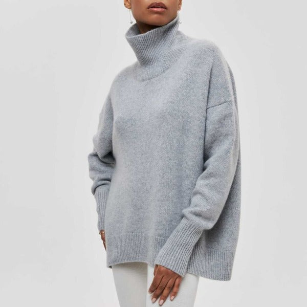 Avery | Pullover mit hohem Kragen