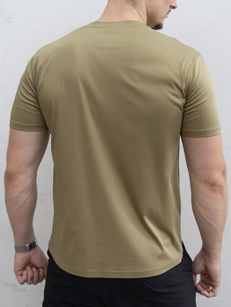 Evano | T-Shirt Khaki-Grün