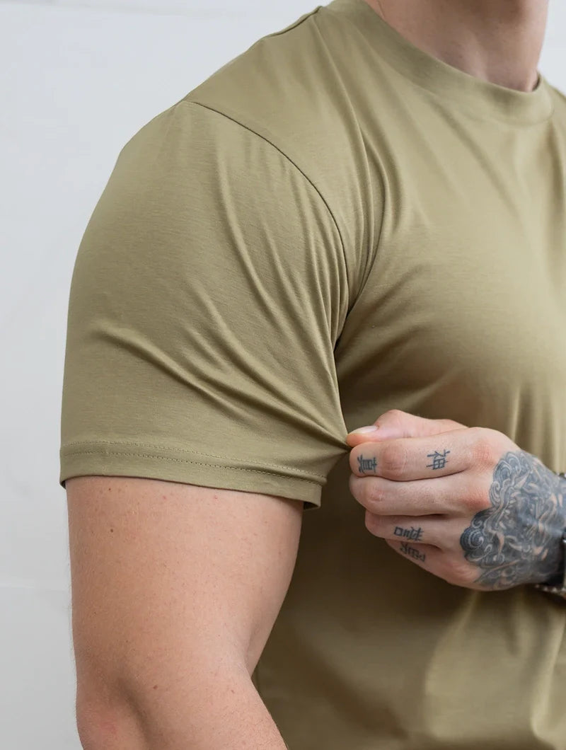 Evano | T-Shirt Khaki-Grün