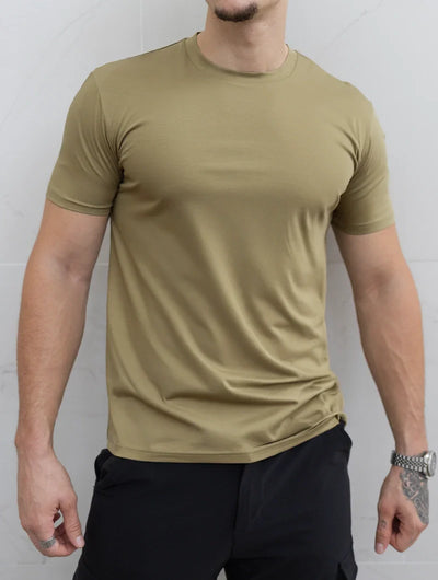 Evano | T-Shirt Khaki-Grün
