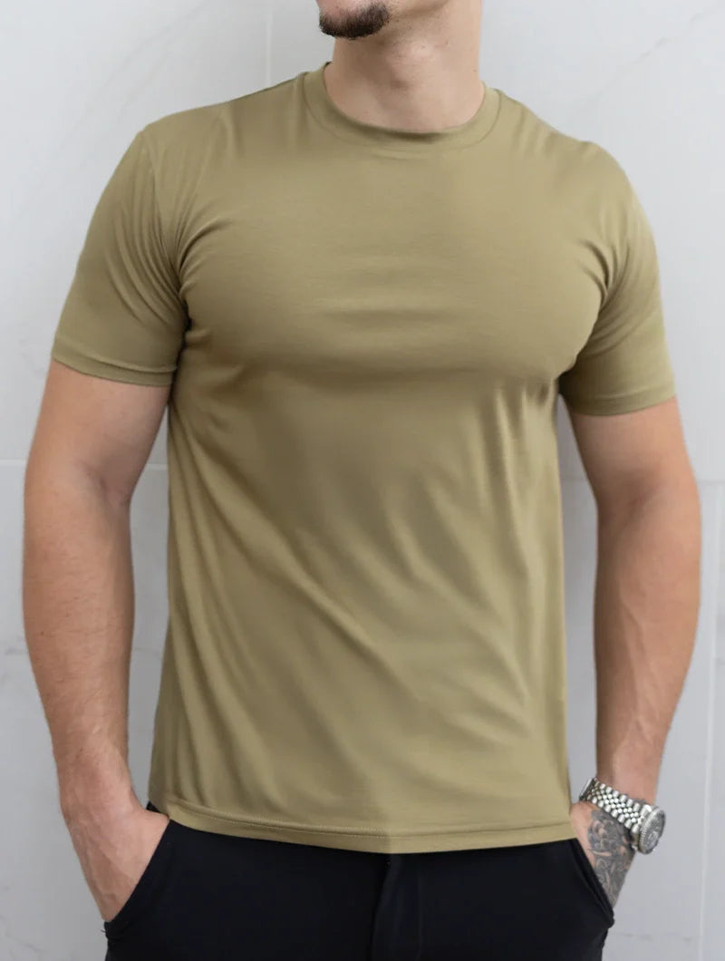Evano | T-Shirt Khaki-Grün