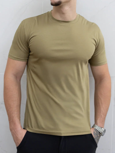 Evano | T-Shirt Khaki-Grün