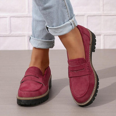 Bequeme klobige Slipper | Damen mit Plateau